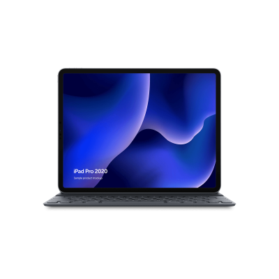 Premium Tablet Pro with Keyboard Demo Mock-up
