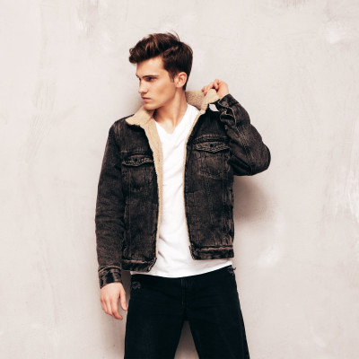 Fur Denim Jacket