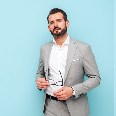 Gray Blazer