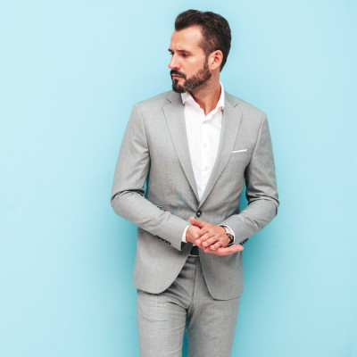 Gray Blazer